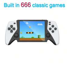Konsol Game Genggam Retro dengan 600+ Game Klasik, Layar HD 3,8 Inci, Konsol Game Genggam Klasik Merah/Biru dengan Speaker, Pengontrol Nirkabel, Dapat Diisi Ulang, Terhubung ke TV, Hadiah Ulang Tahun dan Natal Terbaik - MultiWarna - View 14