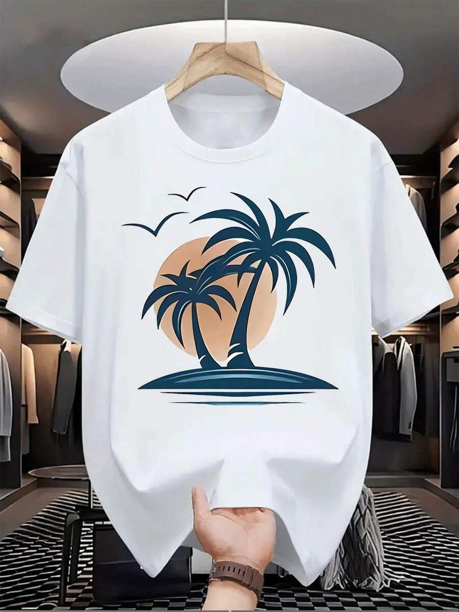 2026 camisetas para hombre: Elegantes y Versátiles, Camiseta de Hombre con Diseño Creativo, Diseño Versátil, Cómoda y Deportiva, Moderna y a la Moda. - Blanco - Ver 1