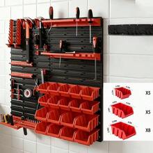 A Complete Set Of Tool Organizer, Screwdriver, Wrench Storage Box, Garage Tool Rack, For Screws, Nuts, Nails, Beads And Small Hardware, To Install Garage Organizer And Storage, Father'S Day Gift, Suitable For Home, Garage And Studio - 27pcs - View 11