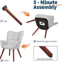 Kitchen Chairs - Gri - Görünüm 3