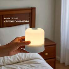 1/2 buah Lampu Meja Samping Tempat Tidur LED Sentuh, 3 Mode Lampu Malam dengan Pengisian Daya USB, Cahaya Lembut yang Melindungi Mata, Lampu Meja Portabel, Cocok untuk Kamar Tidur, Ruang Tamu, Ruang Belajar, Asrama, Membaca di Malam Hari, Alat Bantu Tidur - Lampu malam sentuh tiga warna - View 7