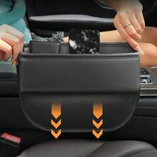 1件多功能汽車座椅收納袋－防滑、防掉落、安裝簡單－有助於減少分心駕駛，可放置手機、眼鏡和鑰匙的汽車配件 - 彩色 - 查看 7