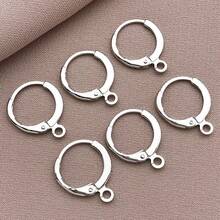 6pcs 13x16mm Minimalist Copper Plated 18k Gold Thick SilverWhite Gold Clasp Connectors Loop DIY JewelryFindings For Bracelet Necklace EarringCrafting - Multicolor - View 16