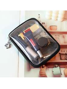 Easy Storage Small Pouch Coin Lipstick Data Cable Organizer Bag Portable Mini Travel Makeup Bag Transparent Makeup Bag Hot Large Capacity Makeup Bag Toiletry Bag - Multicolor - View 12