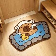 1pc Capybara Bath Mat, Bathroom Mat, Bathroom Rug, Door Mat, Small Rug, Carpet, Floor Mat, Home Decor, Area Rug, Outdoor Mat, Home Decor, Area Carpet, Bedroom Rug, Washable Carpet - Multicolor 4 - View 8