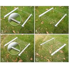 1 Set Portable Outdoor Stainless Steel Collapsible BBQ Grill, Lightweight Cooking Tool For Camping, Picnic, Hiking, Easily Unlock Open Fire Cooking Experience. Heat Resistant, Rust Resistant, Stable Load-Bearing, Can Directly Place Pots Or Ingredients, Compatible With Open Fire And Charcoal. - Multicolor - View 10