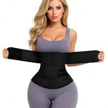 Women's Outdoor Sports Fitness Waist Trainer - Indoor Workout - Shaping Waist Cincher - Sports Sweat Waist Trimmer Double Waist Belt With Zipper - Holiday Gift - Gift For Friends - Gift For Mother - Multicolor - View 1
