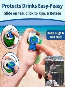 This Bottle Opener Not Only Has Dustproof And Sealing Functions, But Also Has A Simple And Compact Design, And Can Be Used As A Keychain Or A Pendant. - Multicolor - View 2