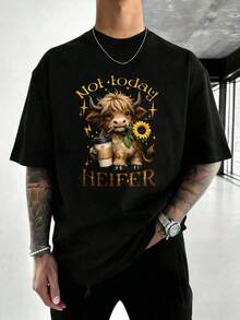 Men T-Shirts - Black - View 2