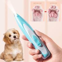 Cortauñas LED para Perros, Recortadora de Pelo para Mascotas, Impermeable, Cuchilla de 18 mm de Ancho con Luz, Herramienta de Aseo para Mascotas - Amarillo - Ver 10
