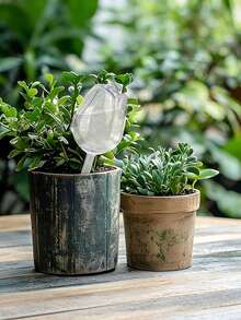 1/5/10 piezas Globos de autorriego con forma de tulipán, con diseño de boca estrecha para prolongar el tiempo de goteo, adecuados para plantas en macetas de interior y exterior, cestas colgantes, herramientas de jardinería y accesorios para el cuidado del césped, globos de riego para plantas, artículos esenciales para el jardín exterior - Multicolor - Ver 9