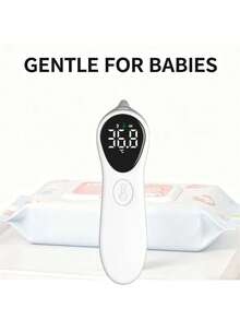 Non-Contact Handheld Mini Digital Thermometer, Quickly Measures Forehead And Ear Temperature - Multicolor - View 3