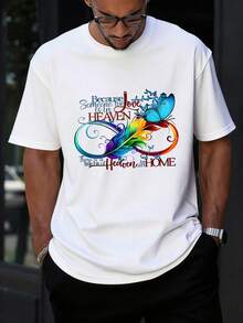 [New Products] Men's Summer Short Sleeve Crew Neck Solid Color Breathable Comfortable Versatile Stylish Printed Casual T Shirt For Daily Outdoor Wear - White - View 3