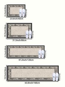1件淺色珪藻土吸水廚房地墊，適用於廚房、客廳地毯、防滑浴室墊、洗衣房、臥室、室內/室外、辦公室、玄關、區域地毯、節日裝飾、走廊地毯、書房與遊戲區 - 杏色 - 查看 3