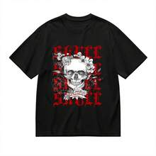 Men T-Shirts - 黑色 - 查看 2