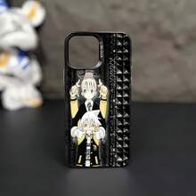 Soul Eater Soul Maka negro amarillo góticofunda de teléfono Fundas compatibles con ,Apple,VIVO,OPPO,,, y Honor.Fabricadas en silicona TPU,ofrecen protección contra golpes y caídas. - Negro - Ver 2