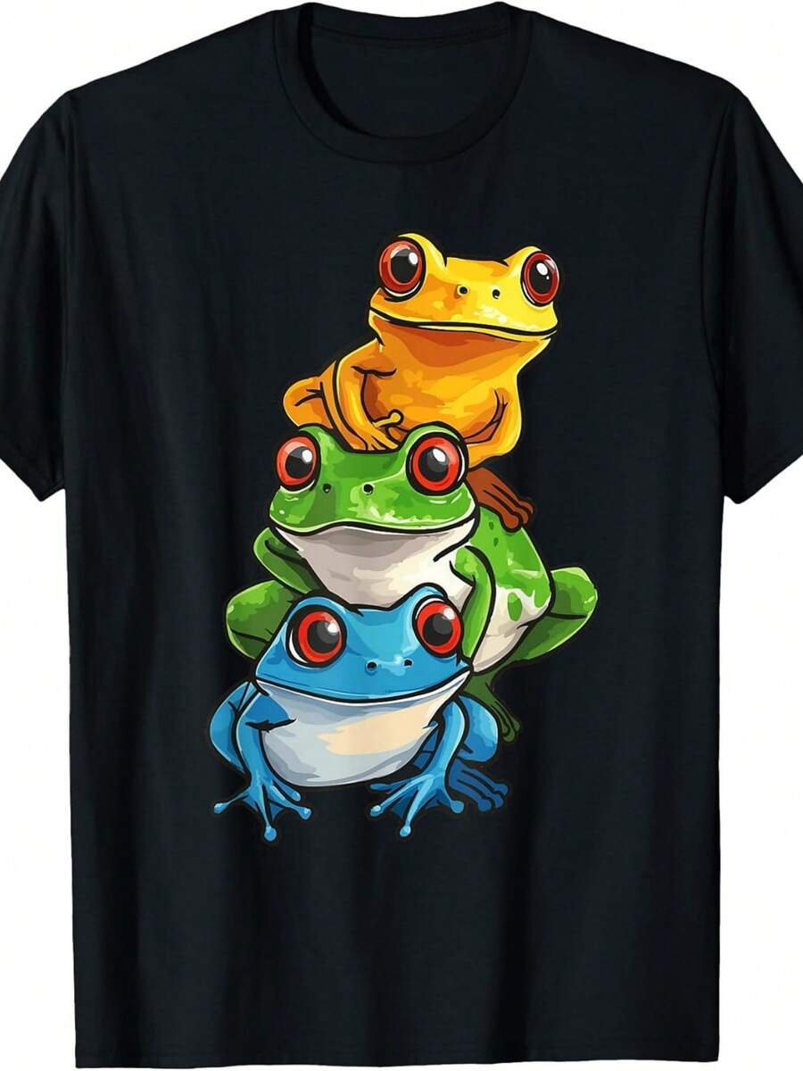 Men Sports Tees & Tanks - 黑色 - 查看 1