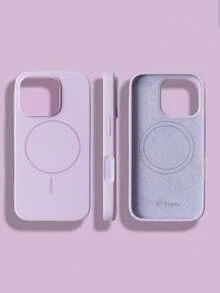 Liquid Silicone Magnetic Phone Case Compatible With Apple 18 Pro Max/17Promax/16/15/14/13/12/Phone Case - Elegant Purple - View 1