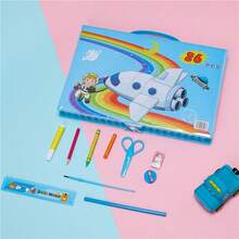 Watercolor Pen Set, Pencil Set, 42pcs/86pcs/208pcs Painting Brush Learning Tool Set, Student Learning Painting Watercolor Pen Crayon Supplies Set, Watercolor Paint, 208pcs Including Drawing Board, Writing Tools, Art Set, Holiday Gift (Packaging Box Pattern Style Randomly Sent) - Multicolor - View 10