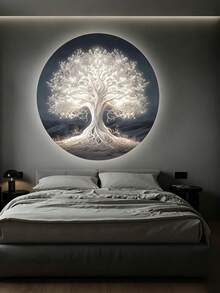 Tree Of Life & Skull Creative Indoor USB Projector Light, Bedroom Living Room Ceiling Floor Atmosphere LED Lighting - Portable Decorative Renovation Gift - Tree Of Life - View 8