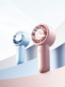 MINISO 官方 Sanrio 手持迷你風扇 1200mAh 強力涼風 [3秒快速冷卻] 電池續航可達 4.5 小時 附掛繩 3合1 (手持/桌面/旅行) 個人便攜風扇 適合旅行、演唱會、露營、化妝 - 粉紅色 - 查看 3