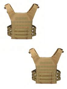 1pc/2pcs Outdoor Multi-Functional Modular Vest Molle Breathable JPC Game Protection Adjustable Modular Chest Rig CS Field Training Vest Suitable For Slim People Outdoor Vest Adjustable Modular Vest Outdoor Vest Adjustable Suitable For Adult Training Tactical Easter Egg Outdoor Carrying Equipment Vest - Multicolor - View 15