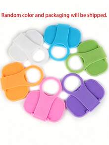 Creative And Cute Foldable Hanging Phone Charging Stand, Random Colors, Convenient And Portable, Creative Gift, Portable Phone Stand - Multicolor - View 4