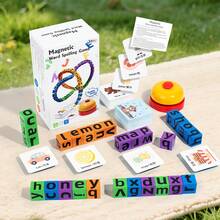 1 Set Children's Word Spelling Game English Enlightenment Letter Matching Blocks Baby Early Education Educational Toy - Multicolor - View 2