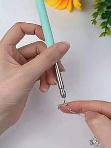 1/2Pcs Stainless Steel Bracelet Fastener Helper, Jewelry Helper Bracelet Clasp Helper, Portable Bracelet Tool Jewelry And Hooking Equipment Bracelet Attachment Tool, Adjustable Bracelet Fastener - Easy-To-Use Jewelry Helper For Women - Multicolor - View 7