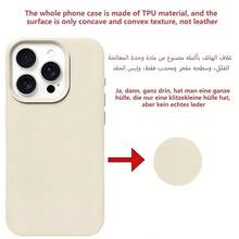 1pc Fashionable Retro Cute Playful Brown Cow Print TPU Phone Case Compatible With IPhone/,International Version, Not The Domestic Version - White - View 6