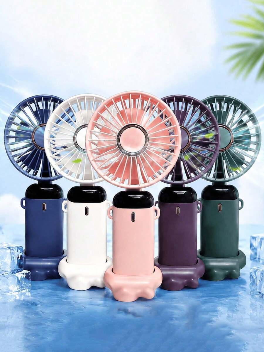 Kipas Mini Genggam Baru 2026, Kipas Genggam Portabel, Bertenaga USB dengan Layar Digital, Desain Senyap, Cocok untuk Meja Kantor dan Asrama Mahasiswa, Dapat Diisi Ulang, Penggunaan Luar Ruangan. Kipas Genggam Portabel, Bertenaga Baterai, dengan Layar LED, Kipas Genggam/Leher/Meja 3-in-1, Kipas Meja dengan Alas Lipat 90°, Pengaturan Kecepatan Angin 5 Tingkat.