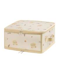 1 pieza Caja de almacenamiento plegable con estampado de dibujos animados, Caja de almacenamiento multifuncional con cremallera, Caja de almacenamiento para armario, Caja de almacenamiento para cajón, Caja de almacenamiento para dormitorio, Caja de almacenamiento para ropa, Caja de almacenamiento para ropa interior, sujetadores y calcetines, Caja de almacenamiento para cosméticos, Caja de almacenamiento para tocador, Suministros de almacenamiento para el hogar - Multicolor - Ver 14