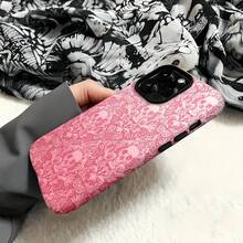 Funda para teléfono con diseño de calaveras en rosa, compatible con fundas para teléfonos , Apple, VIVO, OPPO, , Transsion, ,  y Honor. Hecha de material TPU, tiene protección contra golpes y caídas. Es un excelente regalo para amigos y familiares. - Negro - Ver 5