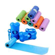 1pc Plain Pet Poopbag & 1pc Bone Shaped Poopbag Storage Box For Outdoor - View 6