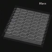 Cinta Adhesiva Doble Cara de Acrílico Nano Transparente - Impermeable, Reutilizable. Perfecta para Hacer Pósteres y Exhibiciones de Museos. Muy Conveniente de Usar, Adecuada para Uso Escolar. - oval - Ver 13