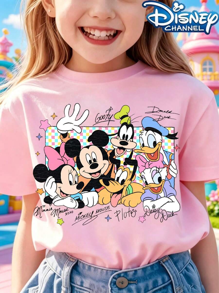 Disney Teen Girls T-Shirts - Pink - View 1