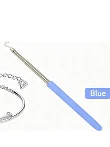 1/2Pcs Stainless Steel Bracelet Fastener Helper, Jewelry Helper Bracelet Clasp Helper, Portable Bracelet Tool Jewelry And Hooking Equipment Bracelet Attachment Tool, Adjustable Bracelet Fastener - Easy-To-Use Jewelry Helper For Women - Multicolor - View 13