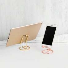 1pc Mobile Phone Tablet Holder, Desktop Organizer, Creative Gift Essential For Digital Enthusiasts, Suitable For Home, Office, Party Decoration | Valentine's Day, Christmas, No Need For Power, New Year And Creative Gifts For Digital Enthusiasts - Multicolor - View 2
