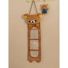 Rilakkuma Easy Bear 壁掛式收納袋，大容量懸掛式收納架，適用於學生宿舍裝飾、雜物收納、門後掛袋，便攜收納必備品 - 查看 5