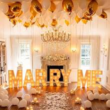1pc 3FT/91.5cm Marquee Lightup Numbers, Large Light Up Numbers For 1st 5th 20th 35th 40th 50th 60th Birthday Party Decorations, Giant Light Up Number With Cool White Lights For Anniversary Decor, 4 Feet Mosaic Numbers With LED Lights DIY Kit(0-9) - 暖色 - 查看 2