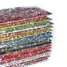 YONGNING 3mm 4mm 5mm AB樹脂非熱固式水鑽 平底塑膠水晶鑽石 大包裝 DIY用 - 3mm 3100pcs - 查看 2