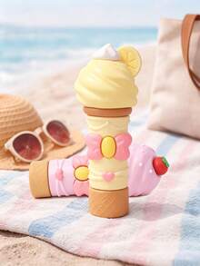 1pc Ice Cream Shape + Bow Cute Design, 5ml (Approx. 0.17oz) Mini Fine Mist Travel Spray Bottle, High-Aesthetic Girly Style Portable Sprayer. Press-Type Fine And Soft Mist, Leak-Proof And Spill-Proof, Material And Durable. Suitable For Decanting Toner, Lotion, Perfume, And Other Liquids - Multiple Styles - View 8