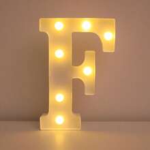 16cm 家居裝飾白色發光 A-Z LED 字母燈,電池供電,臥室裝飾字母夜燈,婚禮裝飾,生日派對裝飾,女孩房/兒童房裝飾字母燈,節日居家酒吧裝飾字母燈,字母燈 - 21cm白色 - 查看 35
