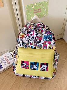 1pc Disney Teen Backpack, Cartoon Backpack, Girls Wallet, Mini Handbag, Travel Bag, Party Storage Bag, Fashion Coin Purse, Boys & Girls Handbag - Multicolor - View 15