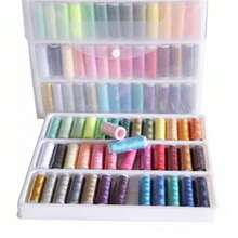 39-Color Sewing Thread Set, 200 Yards Polyester Thread Kit, 402 Multi-Purpose Premium Hand Sewing Thread Assortment - Multicolor - View 12