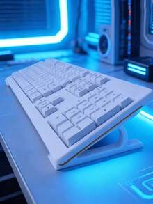 Ergonomic Keyboard Stand, Anti-Slip Universal Bracket, Multiple Colors Available, Suitable For Office And Gaming Desk Accessories, Office Supplies, Office Accessories - A - View 7