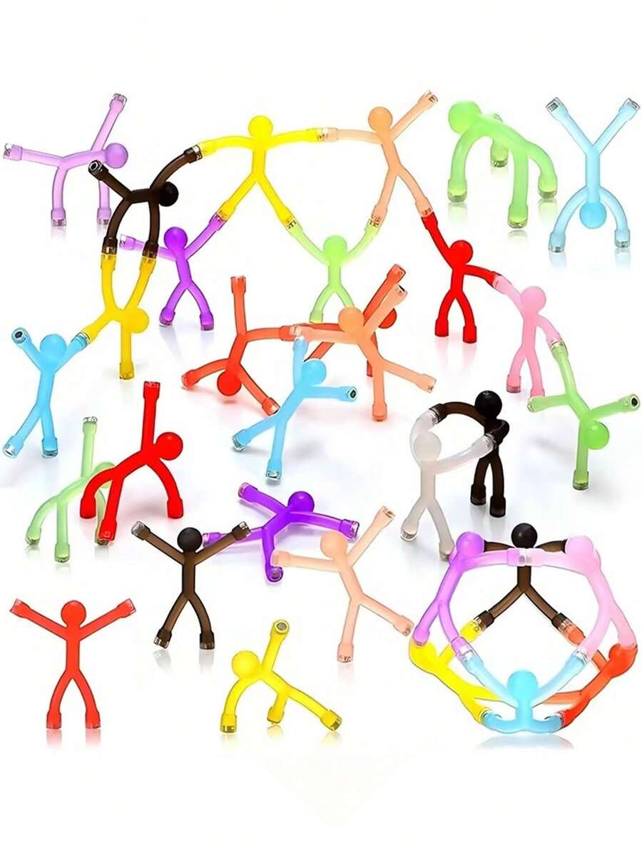 Magnetic Travel Toy, Children's Magnetic Figures, Sensory Fidget Toy, Airplane Car Toddler Travel Essential, Magnetic Characters Birthday Christmas Stocking Stuffer Gift, Magnetic Figures Refrigerator Desktop Classroom Toy - Multicolor - View 1