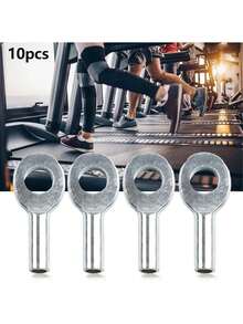 10 Pcs Gym Pulley Eyelet Terminal Interface Port, Gym Accessories 5Mm/6mm Ball Stopper Interface Port Components Various Equipment Cables(6mm) - Multicolor - View 4