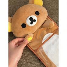 Rilakkuma Easy Bear 壁掛式收納袋，大容量懸掛式收納架，適用於學生宿舍裝飾、雜物收納、門後掛袋，便攜收納必備品 - 查看 4