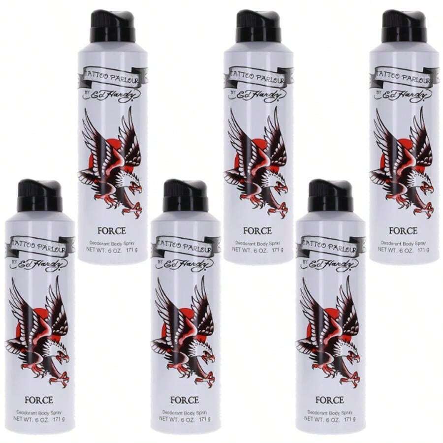 Tattoo Parlour Force By Ed Hardy For Men Combo Pack: Deo Body Spray 36 (6x6) New - 預設香味類型 - 查看 1